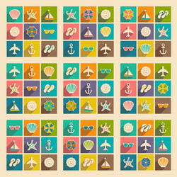 flat with shadow concept and mobile application vector image