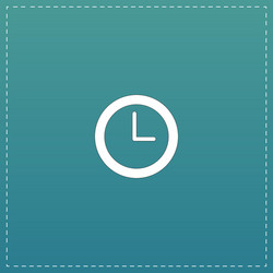 Clock Icon - Time Display vector image