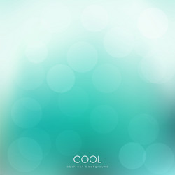 Abstract Green Bokeh Background vector image