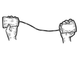 String Telephone Vector Images (over 190)