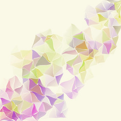 abstract background with triangles and polygon vector image