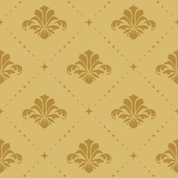Baroque Damask Pattern Vector Image