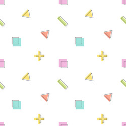 geometric shapes abstract elements pattern vector image