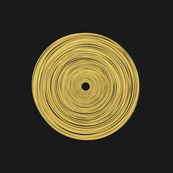 Golden abstract shape Royalty Free Vector Image