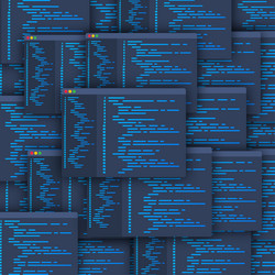 programming web development concept sticker boom vector image