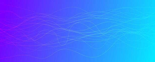 abstract gradient background with wave beams vector image