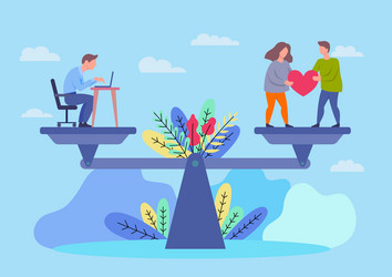 Work Life Balance Cartoon Vector Images (over 750)