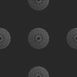 seamless islamic pattern with radial ornament vector