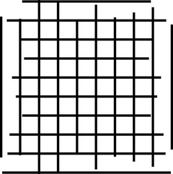 Grid mesh element cellular reticular grate vector