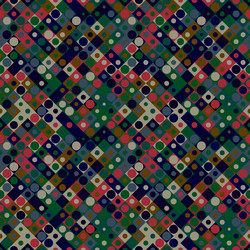 abstract colorful seamless circle mosaic pattern vector image