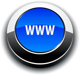 www 3d round button vector