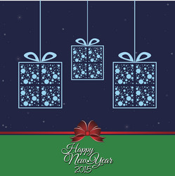 abstract happy new year background with some vector image