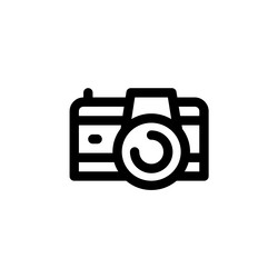 digital camera icon computer component vector image