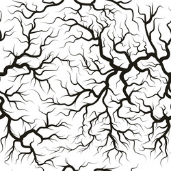 Root System Pattern - Branching Roots vector image