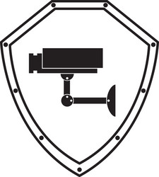 Shield security isolated icon Royalty Free Vector Image