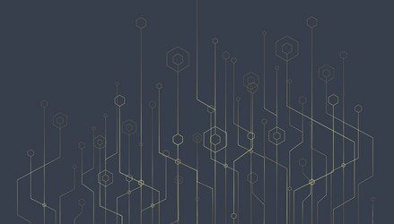 abstract technology connection lines background vector image