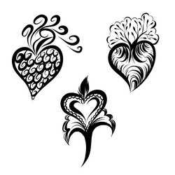 heart elements vector