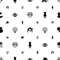 shape icons pattern seamless included editable vector image