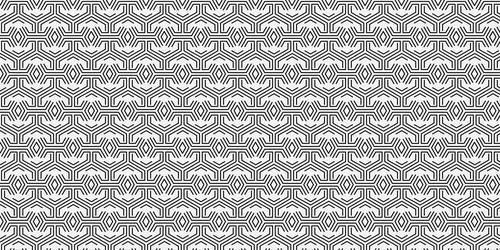 a seamless pattern with lines that are drawn vector image