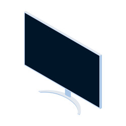 Smart tv realistic background Royalty Free Vector Image