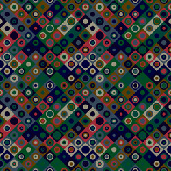 Circle mosaic pattern background - abstract design vector