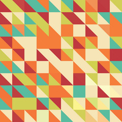 Geometric Colorful Triangle Pattern vector image