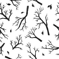 tree branch and twigs pattern vector