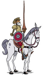 Don Quixote Knight Vector Image