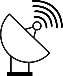 figure internet web service connection icon vector image
