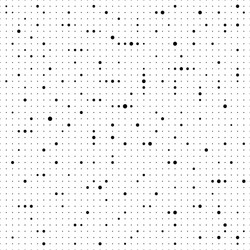 Abstract seamless pattern with dots vector