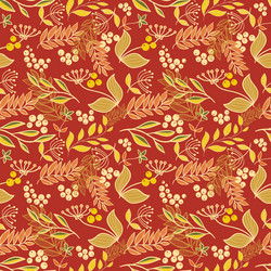 seamless autumn background Vector Image