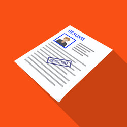design document and leaflet symbol set vector image