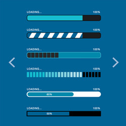 download file and loading icon app website vector image