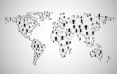 Global Network Connection vector image