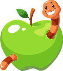 Green apple fruit Royalty Free Vector Image - VectorStock