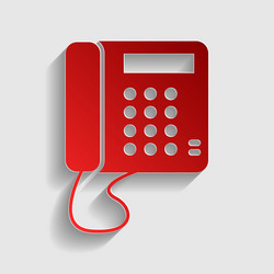 Communication or phone sign vector