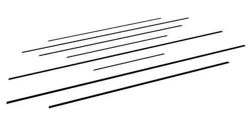 3d straight parallel dynamic irregular lines vector image