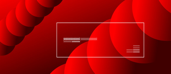 simple abstract background with neon color circles vector image