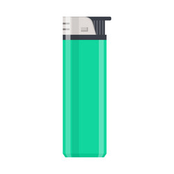 isolated object lighter and plastic icon set vector image