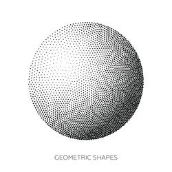 Three-dimensional geometric figures collected from vector