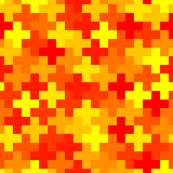 cross shapes columns seamless pattern geometric vector image