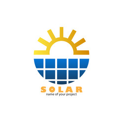 solar logo vector