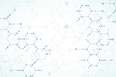 abstract technology hexagonal background vector image