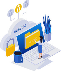 remote data access composition vector image