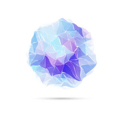 abstract background with triangles and polygon vector image