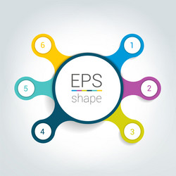 flowchart diagram scheme infographic element vector image