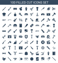 12 cut icons Royalty Free Vector Image - VectorStock
