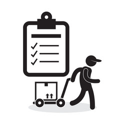 logistic design shipping and delivery conception vector image