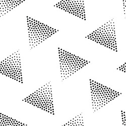 Abstract Geometric Triangle Pattern vector image