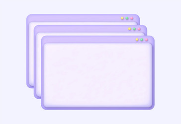 browser window glitch pc user interface lag vector image